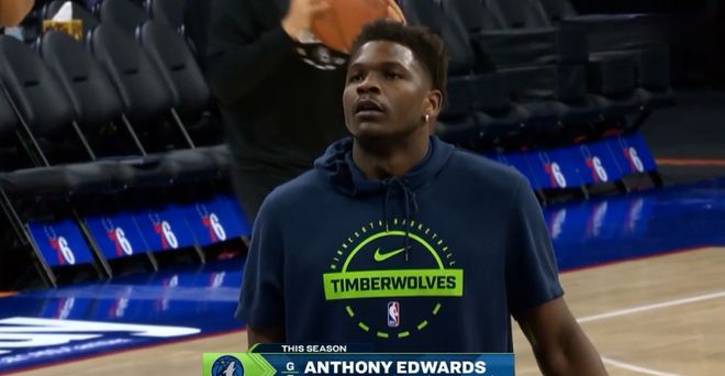 森林狼客场惨败76人 爱德华兹铁味难掩球队低迷